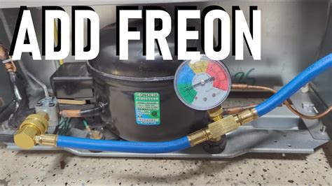 adding freon to fridge|How to Add Freon to a Refrigerator and Extend Its Lifespan